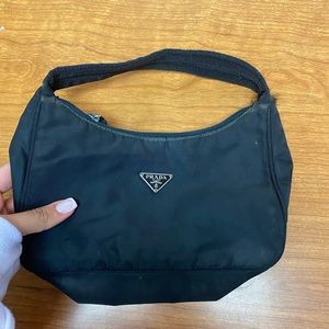 Prada vintage Tessuto nylon pochette bag